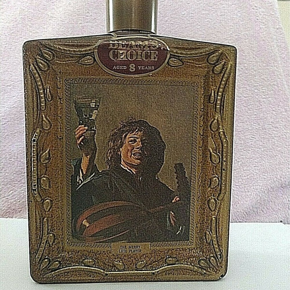 Vintage Jim Beam Choice Decanter "The Merry Lute Empty Player" 1971